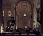 Emmanuel de Witte Interior of a Baroque Church oil on canvas